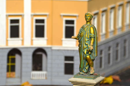 KIEV, UKRAINE - September 23, 2015: Entertaiment Park Ukraine in Miniature Small scale Ukraine.のeditorial素材