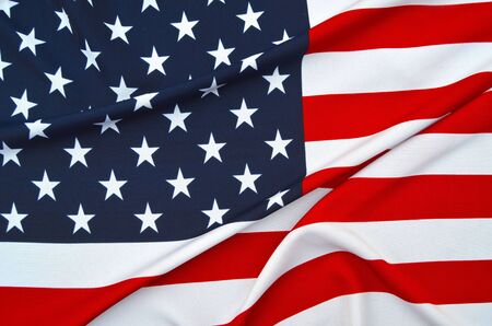 American Flag as backgroundの写真素材