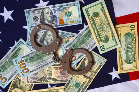 american flagの写真素材