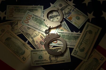 american flagの写真素材