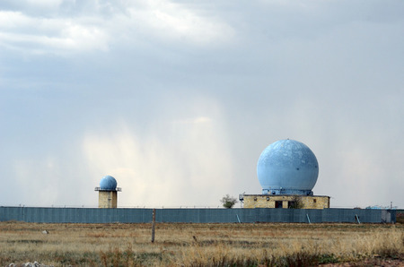 Area 35. (Ploshadka 35 ru.) Sary Shagan.Former Soviet anti-ballistic missile testing range.Kazakhstan.のeditorial素材