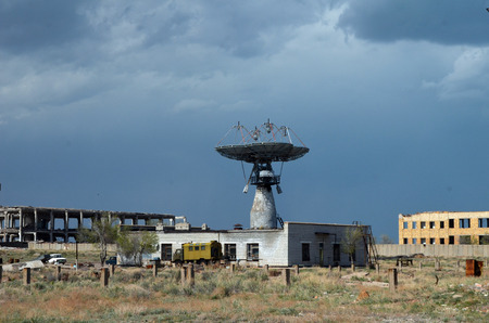 Area 35. (Ploshadka 35 ru.) Sary Shagan.Former Soviet anti-ballistic missile testing range.Kazakhstan.のeditorial素材