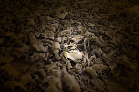 Lost city Pripyat.Chernobyl Exclusion Zone.May 19, 2017.Kiev region.Ukraineのeditorial素材