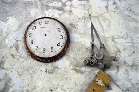 Lost city Pripyat.Chernobyl Exclusion Zone.May 19, 2017.Kiev region.Ukraineのeditorial素材