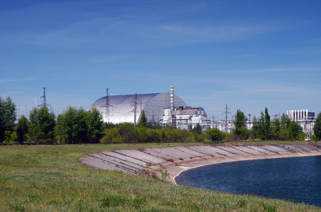 Chernobyl nuclear power plant.May 19, 2017.Kiev region.Ukraineのeditorial素材