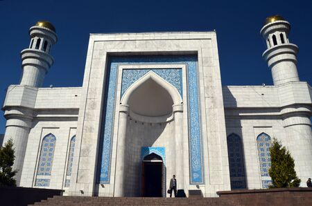 Modern mosque..May 5, 2017.Almaty.Kazakhstanのeditorial素材