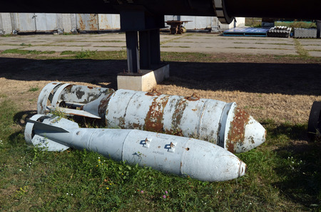 Vintage Soviet weapon.Ukraineのeditorial素材