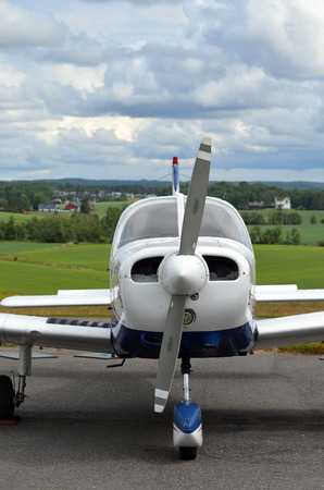 Small private airclub.June 20,2018. Rakkestad, Norwayのeditorial素材
