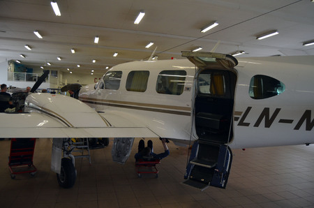 Small private airclub.June 20,2018. Rakkestad, Norwayのeditorial素材
