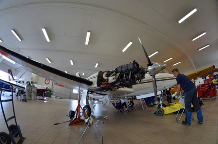 Small private airclub.June 20,2018. Rakkestad, Norwayのeditorial素材