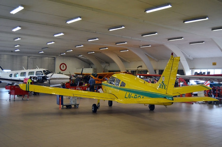 Small private airclub.June 20,2018. Rakkestad, Norwayのeditorial素材