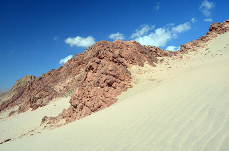 Desert of Sinai Peninsula, Sharm El Sheikh, Egyptの写真素材