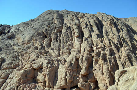 Desert of Sinai Peninsula, Sharm El Sheikh, Egyptの写真素材