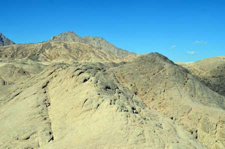 Desert of Sinai Peninsula, Sharm El Sheikh, Egyptの写真素材
