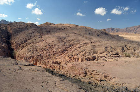 Desert of Sinai Peninsula, Sharm El Sheikh, Egyptの写真素材