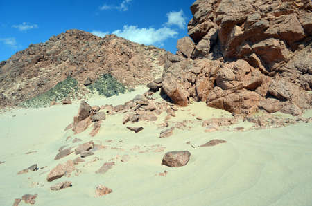 Desert of Sinai Peninsula, Sharm El Sheikh, Egyptの写真素材