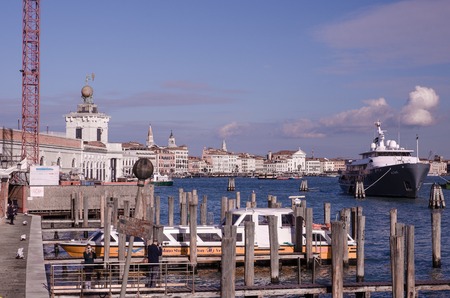 Venice. Canal Della Giudecca. Church of San Giorgio Maggioreの写真素材