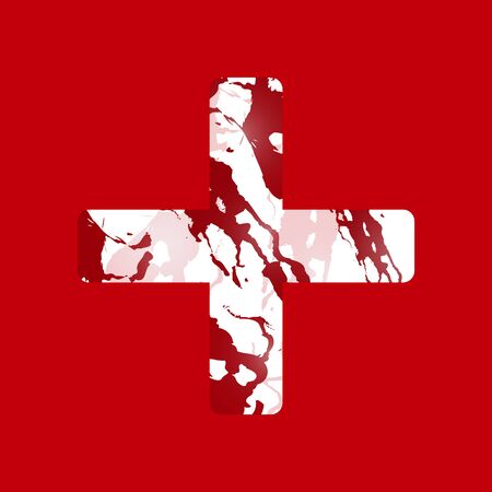 red crossのイラスト素材