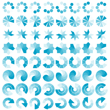 Preloaders and progress bar. Download progressのイラスト素材