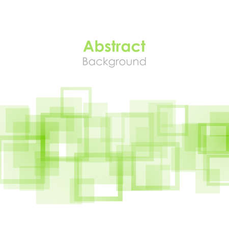 Abstract background with green squares. Pattern modern stylish texture for posters, sites, banners, business cards and mockup. Vector illustration.のイラスト素材