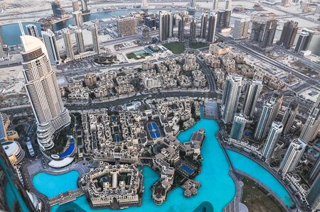 cityscape in Dubai, UAE.のeditorial素材