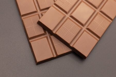 Chocolate on a dark backgroundの写真素材