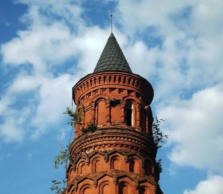 Tower ancient manorの写真素材