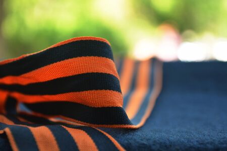 Ribbon of Saint George on 9th may