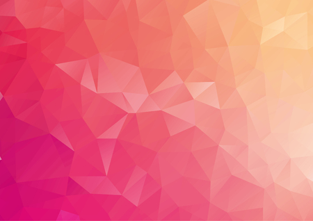 Abstract pink, red geometric gradient background,のイラスト素材