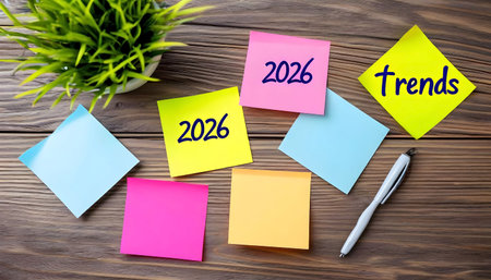 Christmas-themed composition decorated with festive elementsの素材