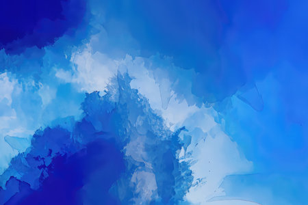 A drop of ink. Large dry spots or blots. abstract watercolor backgroundの写真素材