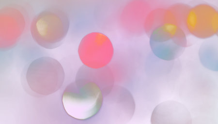 Blurred bokeh light isolated on transparent background. Abstract sparkles defocused blinking stars...