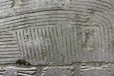 Texture of an old, grungy concrete wall for backgroundの写真素材