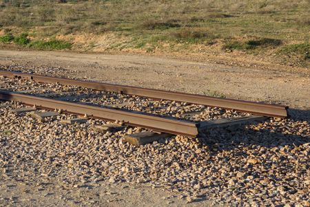 old railways cutの写真素材
