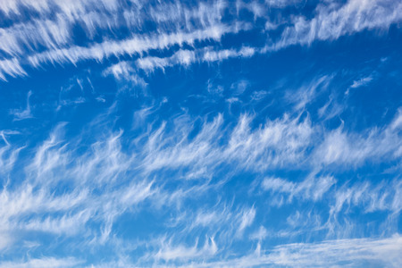Blue sky with clouds. Natural backgroundの写真素材
