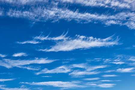 Blue sky with clouds. Natural backgroundの写真素材