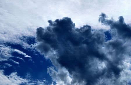 clouds on skyの写真素材