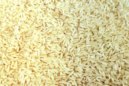 texture from grains of rice, closeup backgroundの写真素材