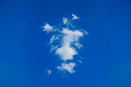 relief picturesque clouds are in blue skyの写真素材