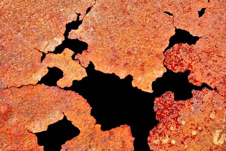 texture background rusty sheet of the zincked iron