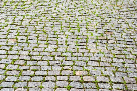 cobble stone pavers as a background