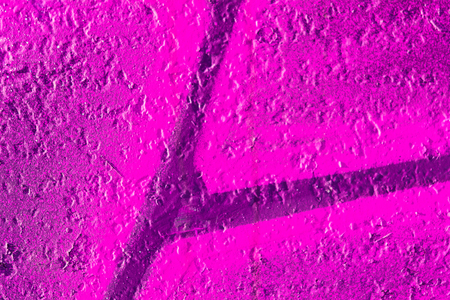 abstract painting on rough concrete surfaceの写真素材
