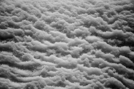 abstract texture of a snow surfaceの写真素材