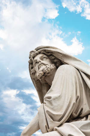 Rome, Italy - Oct 04, 2018: The Column of the Immaculate Conception ( La Colonna della Immacolata ) in central Rome depicting the Blessed Virgin Maryのeditorial素材