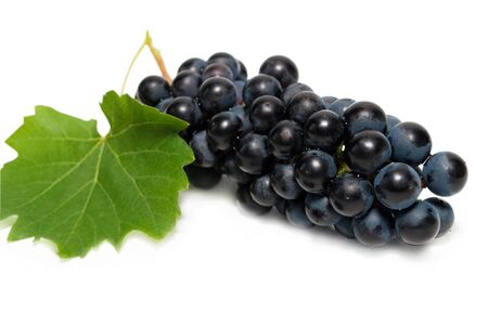 Bunch of grapes on a white background, isolated.の写真素材