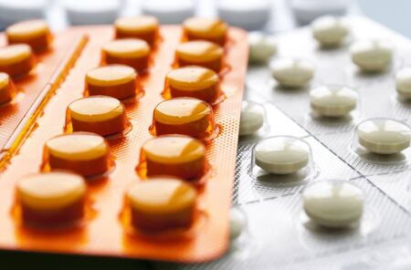 medical pills in a package