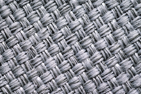 Background of fabric in which the texture and threads are clearly visible
