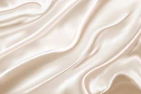 Silk Background. Vector Satin Fabric Wave Texture Material. Smooth Fashion Pattern. Luxury Curtain Drapery Textile. Romantic Weave Flow. Gentle Elegant Shape. Fold Mesh Image.のイラスト素材