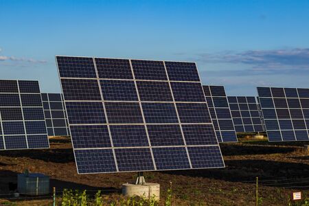 Sun Energy Panel. Renewable Solar Electricity Power. Alternative and Clean Eco Energy Generator...