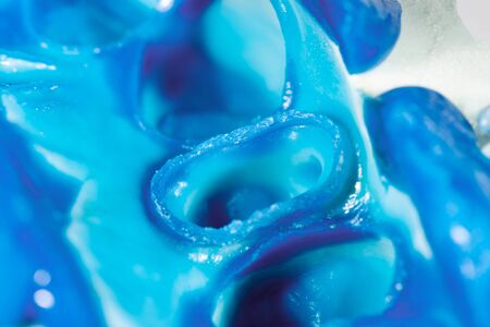 Dental crown metal ceramics close-up in the patient's mouth in the dental clinic. The concept of...